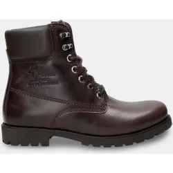 Botas de hombre en piel con forro de piel