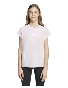 Maglietta A Maniche Corte All Sports Next Clear Pink / White 5-6 Anni - Adidas - FashionsVida