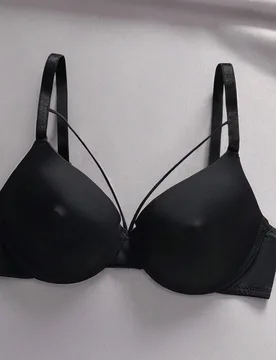 Pieza Sujetador con aros para mujer, cómodo y sin costuras que levanta y da soporte para busto pequeño 80D - Shein - FashionsVida