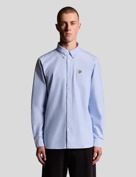 Men's Cotton Button Down Oxford Shirt Riviera - Lyle & Scott - FashionsVida