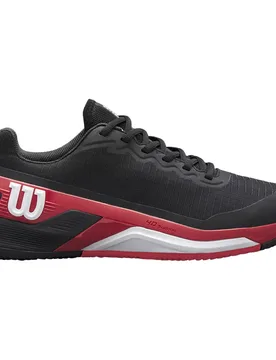 Rush Pro 4.5 Clay Shoes Black / Infrared / White UK 10 - Wilson - FashionsVida