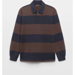Polo manga larga rugby hombre