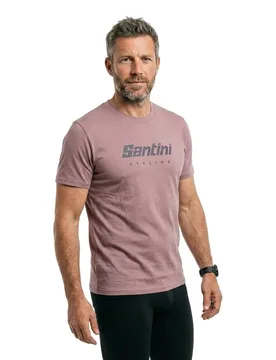 Maglietta A Maniche Corte Pink - Santini - FashionsVida