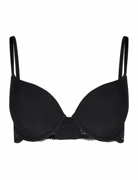 Schalen BH mit Bügel CLASSICOTTON black schwarz 80C Damen - Skiny - FashionsVida
