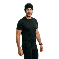 Fleece Lined Headband Black One Size Men,Women
