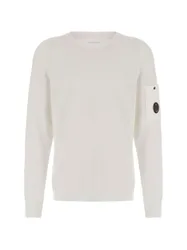 Maglia bianco uomo girocollo