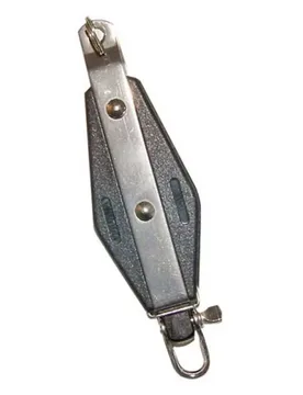 Violin Spheres Double Pulley With Becket 12 Mm Black One Size unisex - Viadana - FashionsVida