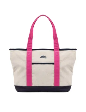 Weird Fish Starboard Canvas Tote Bag Size ONE - holiday-shop holiday-shop womens-summer-shop offers all-offers offers womens-offers sale all-sale sale - Gerbera - FashionsVida