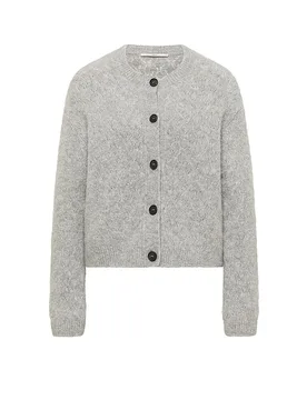 Strickjacke hellgrau 36 Damen - LANIUS - FashionsVida