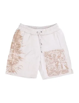 Pantalone Corto Tuta Uomo Respect Your Demon Short Natural - IHS - FashionsVida
