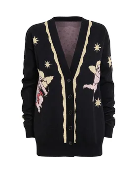 Seraphina Cashmere Blend Cardigan - XS - Paolita London - FashionsVida