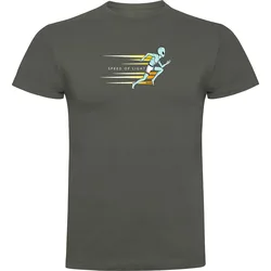 Maglietta A Maniche Corte Speed Of Light Dark Army Green XL