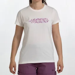 Camiseta M-C Mujer LIV HUESO +