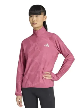 Adi365 Half Zip Sweatshirt Dual Magenta L Women - Adidas - FashionsVida