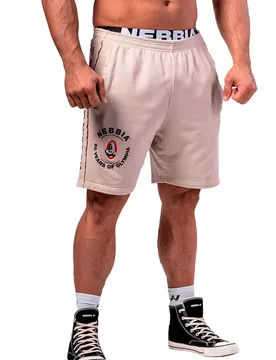 Short De Sport Washed Sweat Legend 786 Light Grey 2XL - Nebbia - FashionsVida