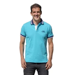 Yanick Short Sleeve Polo Blue S
