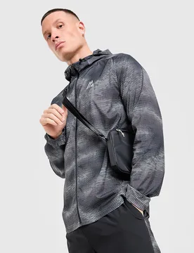 Haze All Over Print Jacke - Herren, Schwarz - male - Size: M - MONTIREX - FashionsVida