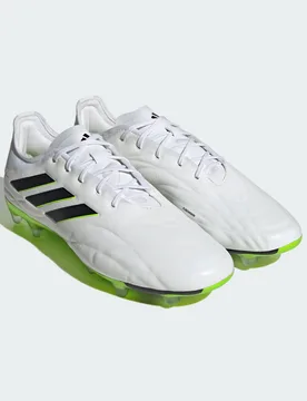 Unisex Copa Pure.2 Firm Ground Boots - White/multicolour Leather - Size Uk 8.5 - adidas performance - FashionsVida
