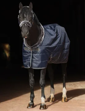 Stalldecke Show-Line 150, navy/grey 155 - Bucas - FashionsVida