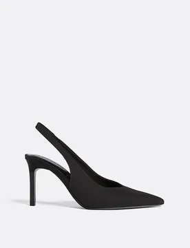 Basic-Slingpumps SCHWARZ 39 - Stradivarius - FashionsVida