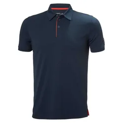 Polo à Manches Courtes Tech Navy L