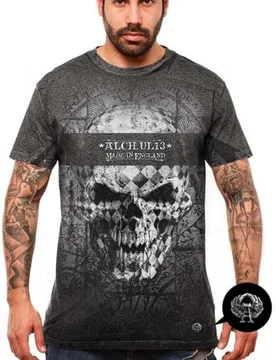 Gothic T-Shirt - Resurrection Man`s T-Shirt - S bis 3XL - für Männer - Größe M - grau - Männer - male - Alchemy England - FashionsVida