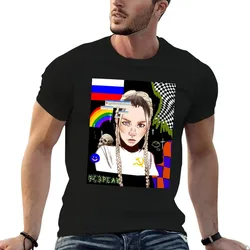 Nastya Kreslina IC3PEAK T-Shirt Basic Simple Design Short Sleeve Shirt