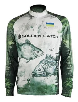 Carp Bream Cm103 Uv Sweatshirt White / Green / Grey / Black S Men - Golden Catch - FashionsVida