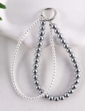 New handmade glass imitation pearl beaded keychain mobile phone chain suitable for gifts or birthday gifts - Aliexpress - FashionsVida