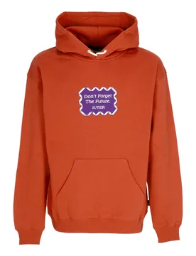 Felpa Cappuccio Uomo Future Hoodie Brick - IUTER - FashionsVida