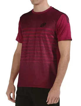 Litis Short Sleeve T-shirt Burgundy Wine S - Bullpadel - FashionsVida