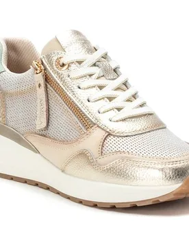 Zapatillas de piel de mujer con cremallera - Carmela - FashionsVida