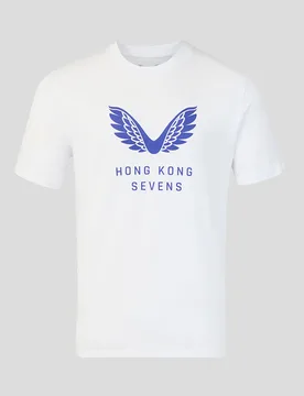 Hong Kong China Rugby Unisex 2026 Big Wings T-shirt WHITE XS unisex - Castore - FashionsVida