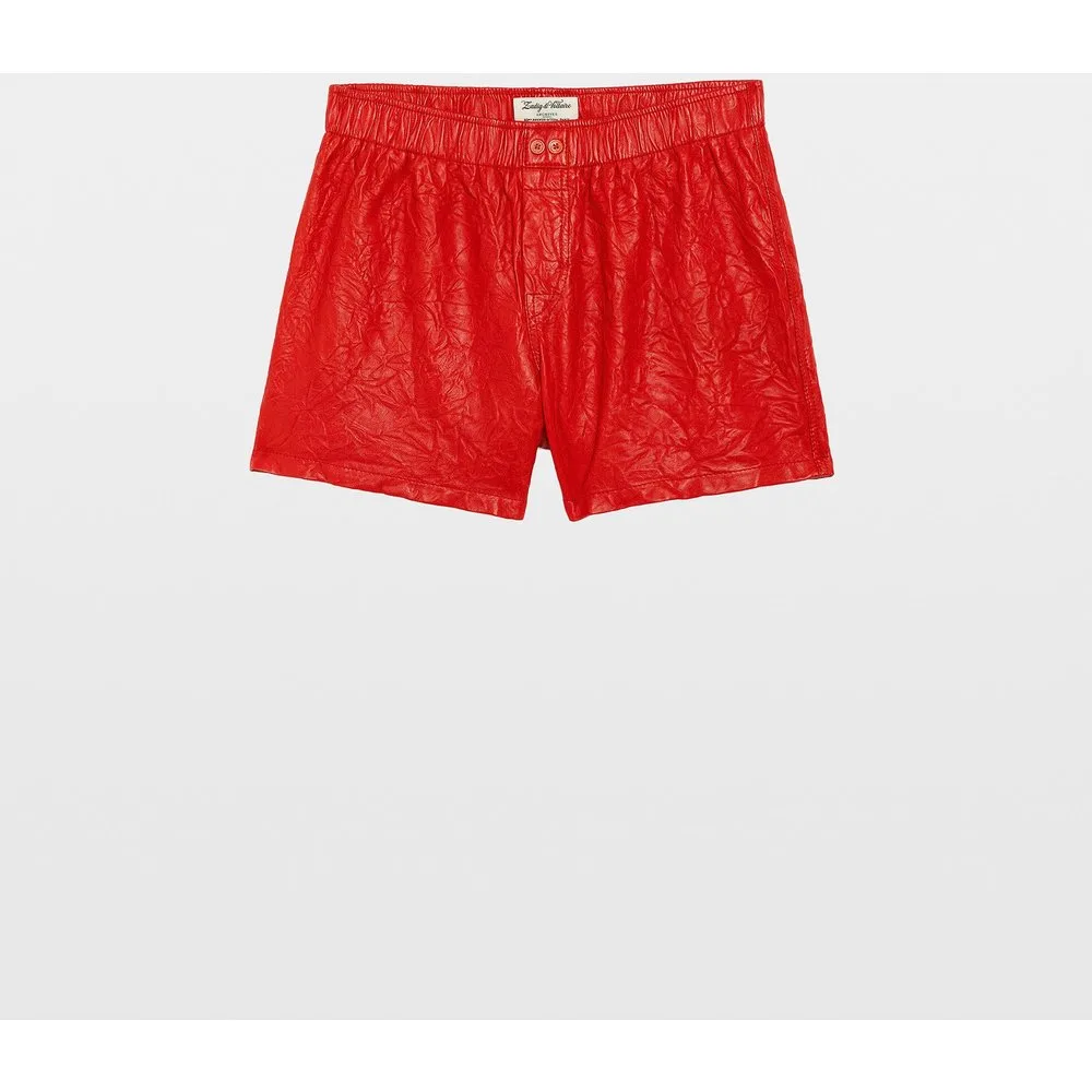 Zadig & Voltaire - Short de piel efecto arrugado de mujer - Zadig & Voltaire - FashionsVida