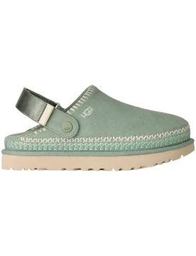 Sabots en daim - W Goldenstar Meadow Accent Clog Artichoke en Laine - Taille 38 - Vert - Ugg - FashionsVida