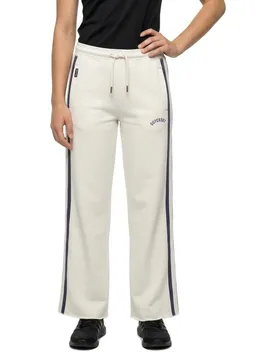 Joggers Essential Logo Straight Fit Desert Bone Off White S - Superdry - FashionsVida