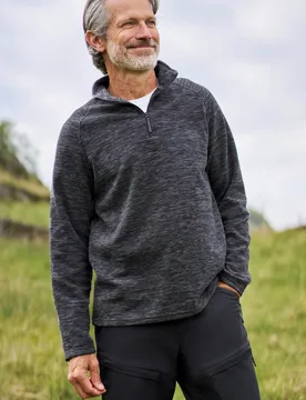 Snowdon II Mens Fleece - Grey - Grey - Size: XXL - Mountain Warehouse - FashionsVida