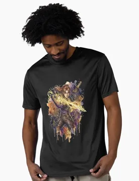 Maelle Painted Expedition 33 RPG Gift tee for gamer 100% cotton printed Men's Short Sleeve Graphic T-Shirt All size tops - Aliexpress - FashionsVida