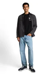 Relaxed peanuts crew neck swea male