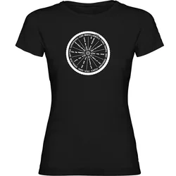 Maglietta A Maniche Corte Wheel Black
