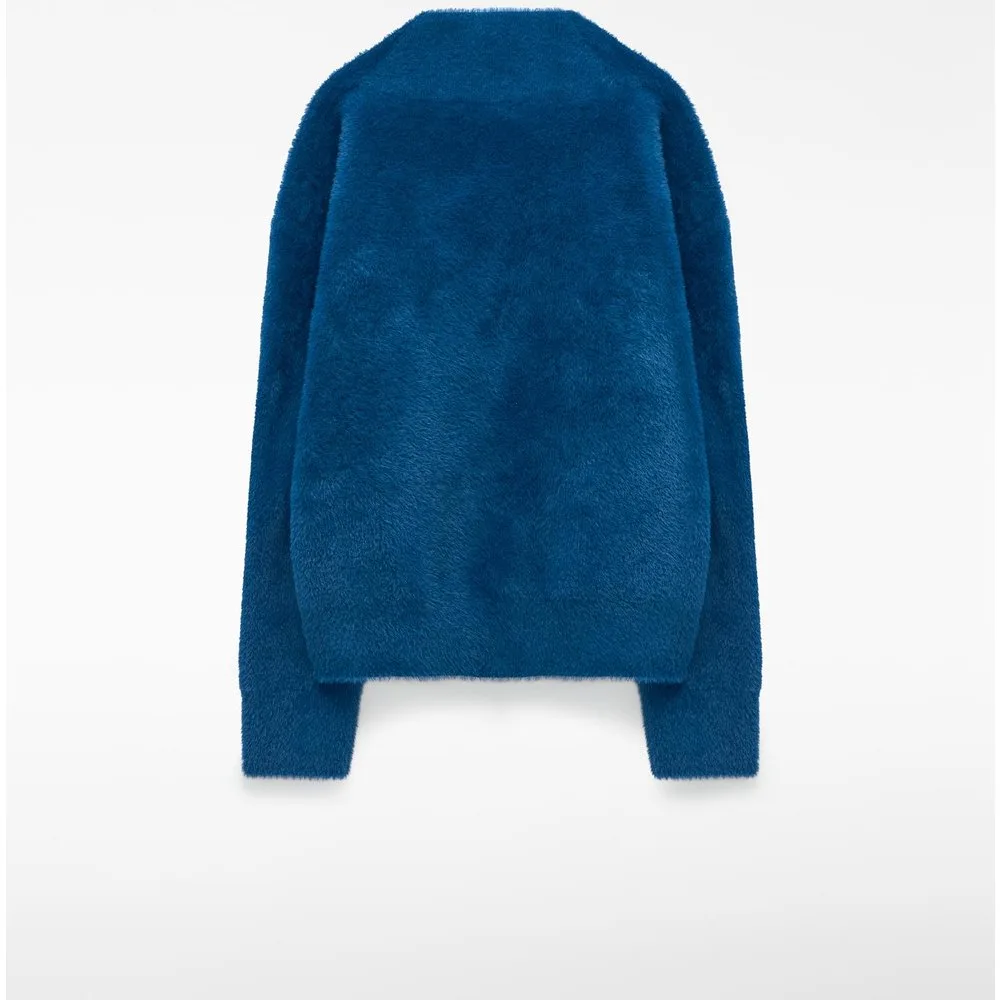 Chaqueta cruzada de mujer con efecto pelo - Adolfo Dominguez - FashionsVida