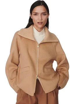 Veste en laine DARNLEY camel L - Varley - FashionsVida