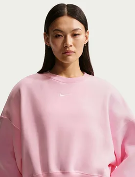 Phoenix Cotton Rich Fleece Sweatshirt Light Pink female - Nike - FashionsVida