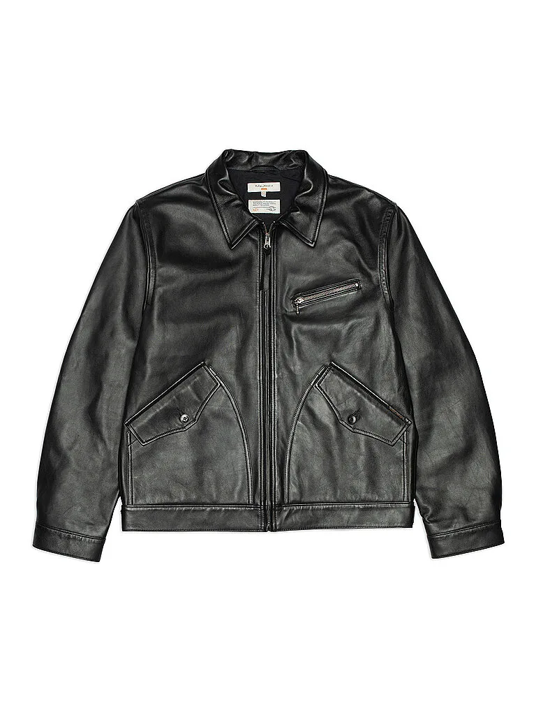 Nudie Jeans Lederjacke nero M - Nudie Jeans - FashionsVida