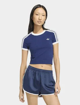 Womens T-shirt In Maglia - Blu, blu blu Donna taglia XL - Adidas - FashionsVida