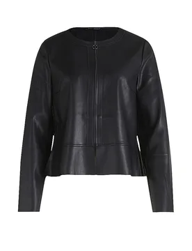 Veste courte aspect cuir noir 36 - Betty barclay - FashionsVida
