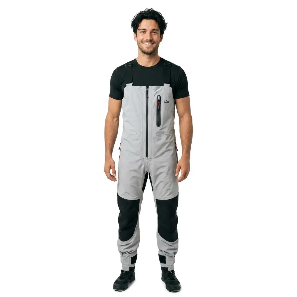 New Coastal Bib Pants Grey M Men - Typhoon - FashionsVida
