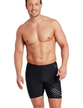 Etch mid bañador natación hombre Negro (XXXL) - Zoggs - FashionsVida