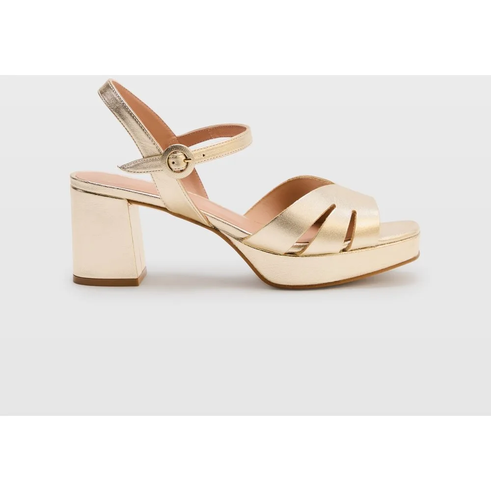 Sandalia de mujer tacón, plataforma - Latouche Comfort - FashionsVida