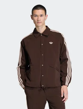GIACCA 3 STRIPES COACH S Aurora Coffee - Adidas - FashionsVida